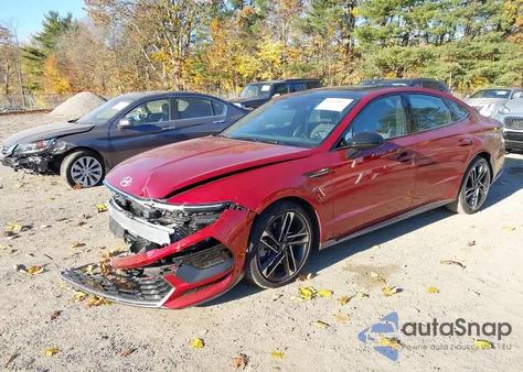 2024 Hyundai Sonata N Line из США, поврежденный, VIN KMHL54JC1RA410467